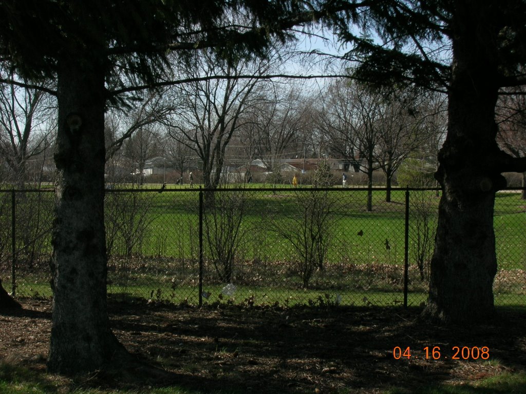 Fence surrounding The Village Links by BobNewk