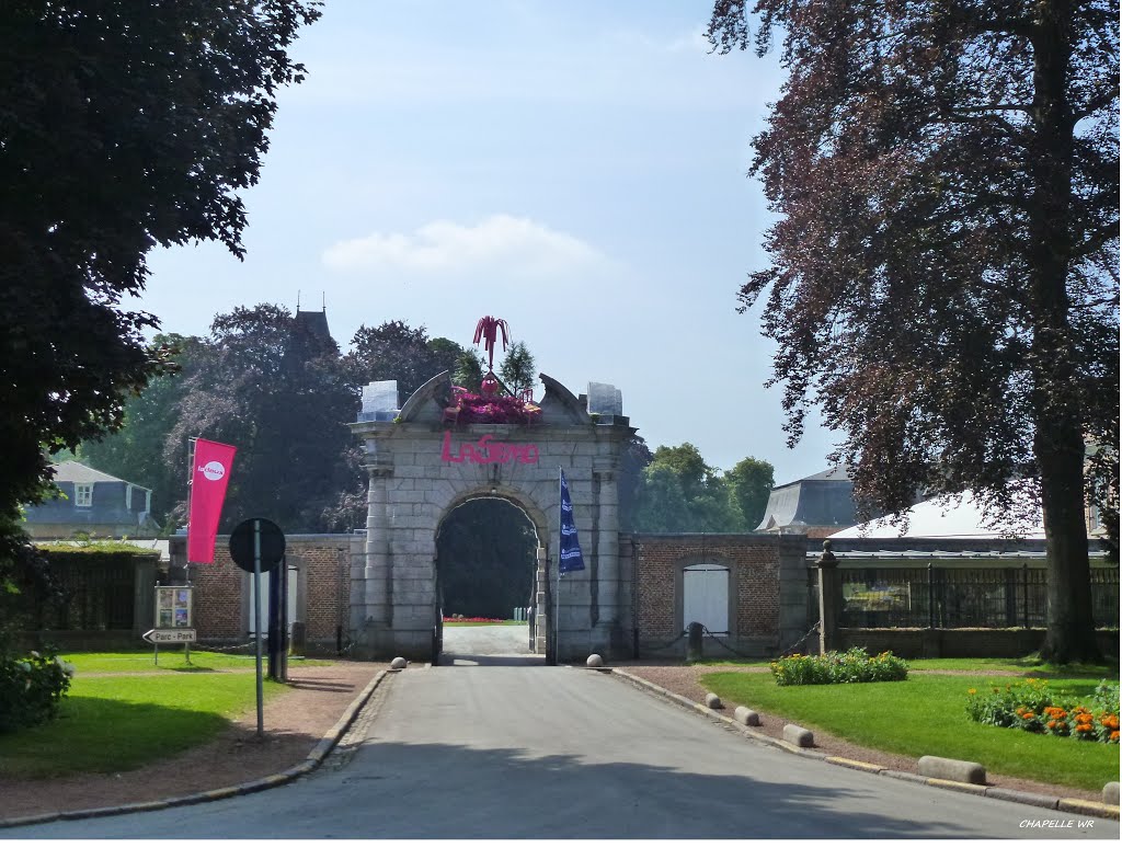 Entrée du parc d'Enghien. by Chapelle  Willy