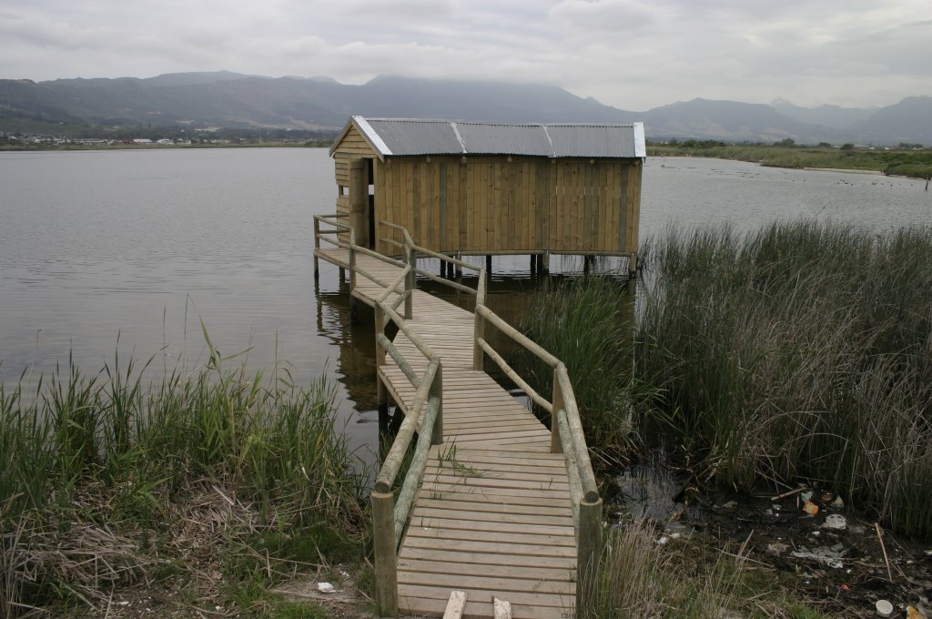 Bird hide, Park Island by cliffr