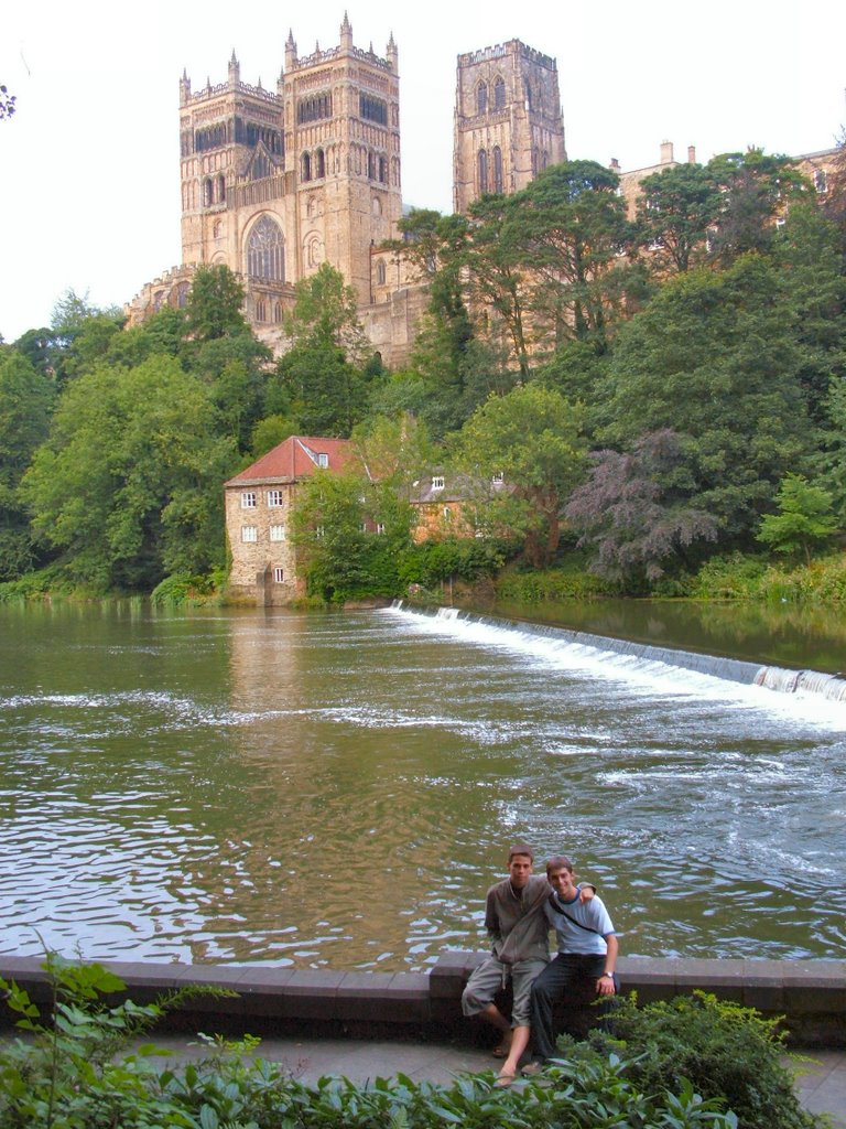 Durham Cathedral and watermill by Philip S Sutton