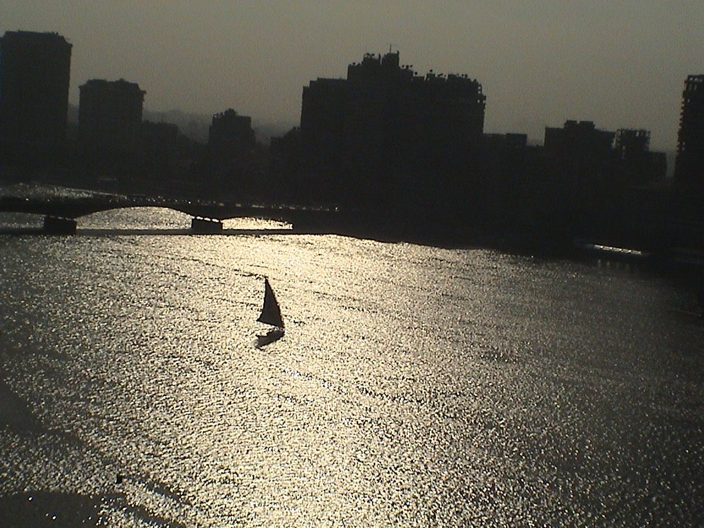 Egypt, Cairo, feluca at Nile by Νίκος Γρηγορόπουλος