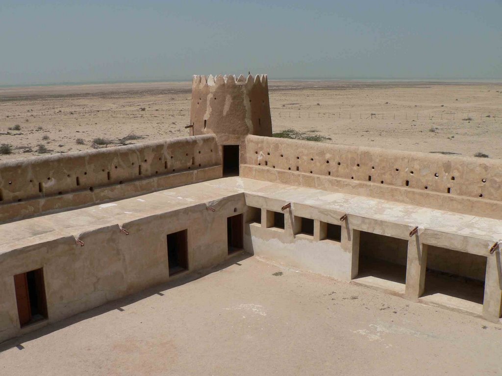 Inside view on Al Zubarah Fort by arlettcsaba