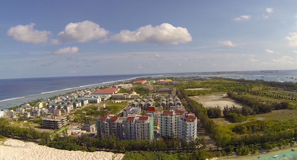 Hulhumale aerial view by theMujey