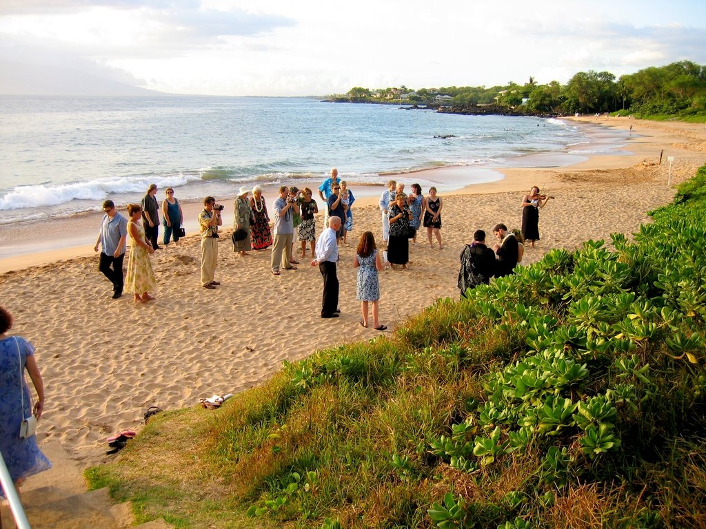 Maui, Hawii - wedding party on the beach by G Stafford