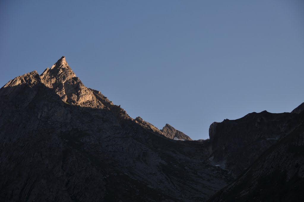 Le jour se lève, aiguille de Doran, parc national de la Vanoise by fantomette74