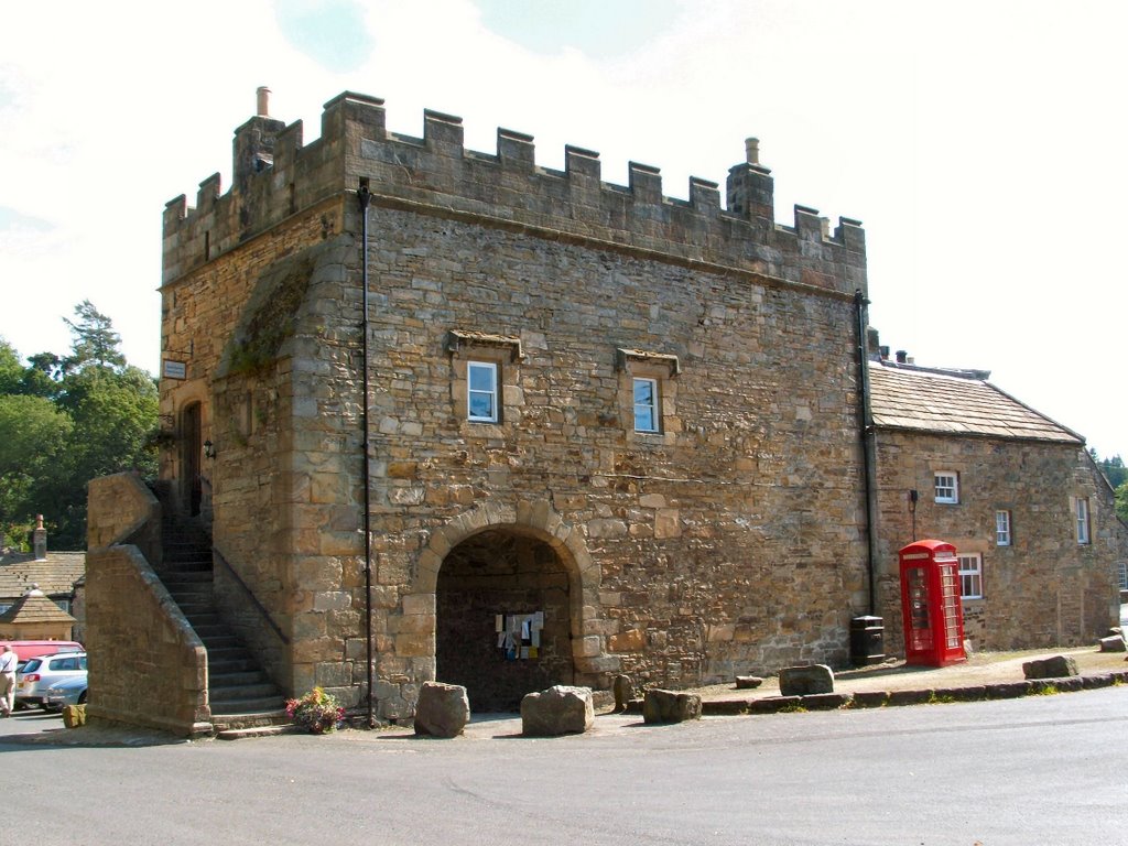 Castelated Tower north side, Blanchland by Philip S Sutton