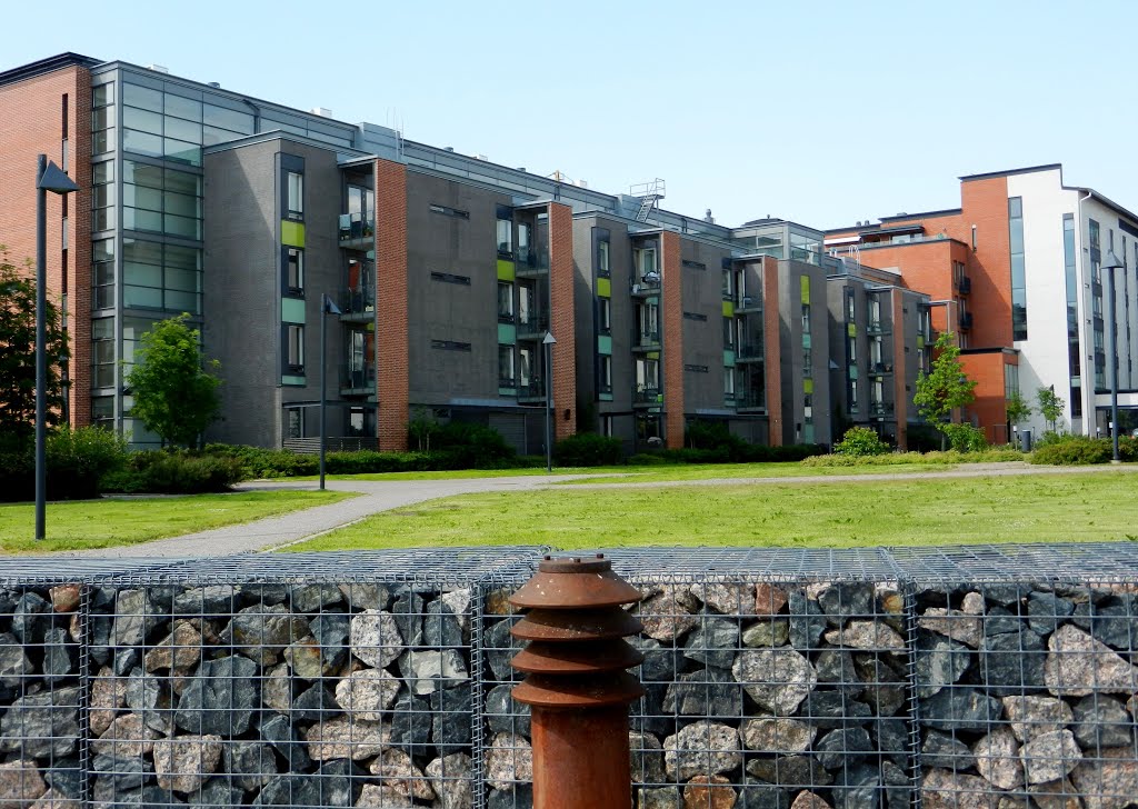 Modern architecture in Arabia district of Helsinki. by Nadja Zhukova