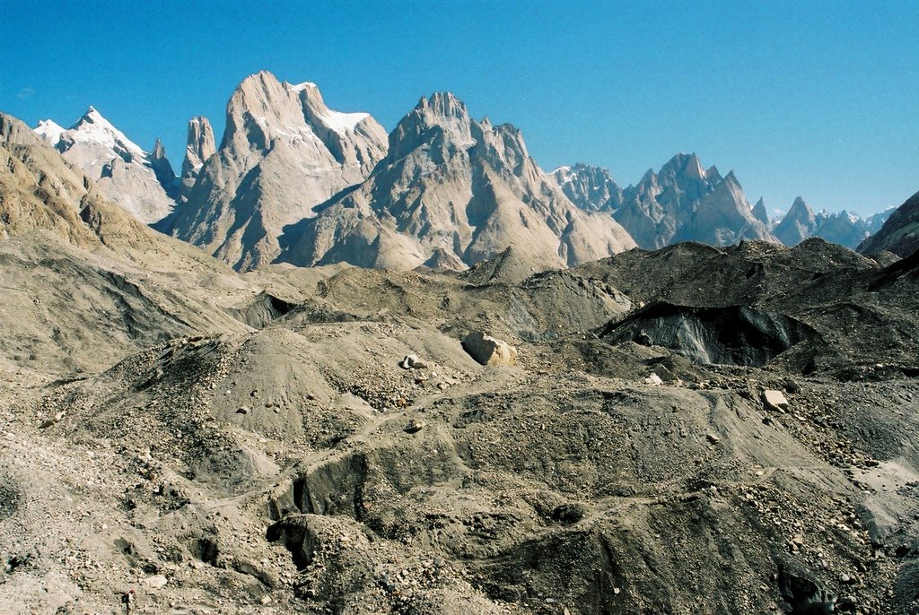 View of Trango Towers and Cathedral by tetsuya223