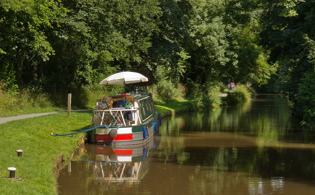 Mon & Brecon canal at Llangynidr. by gorrillagus