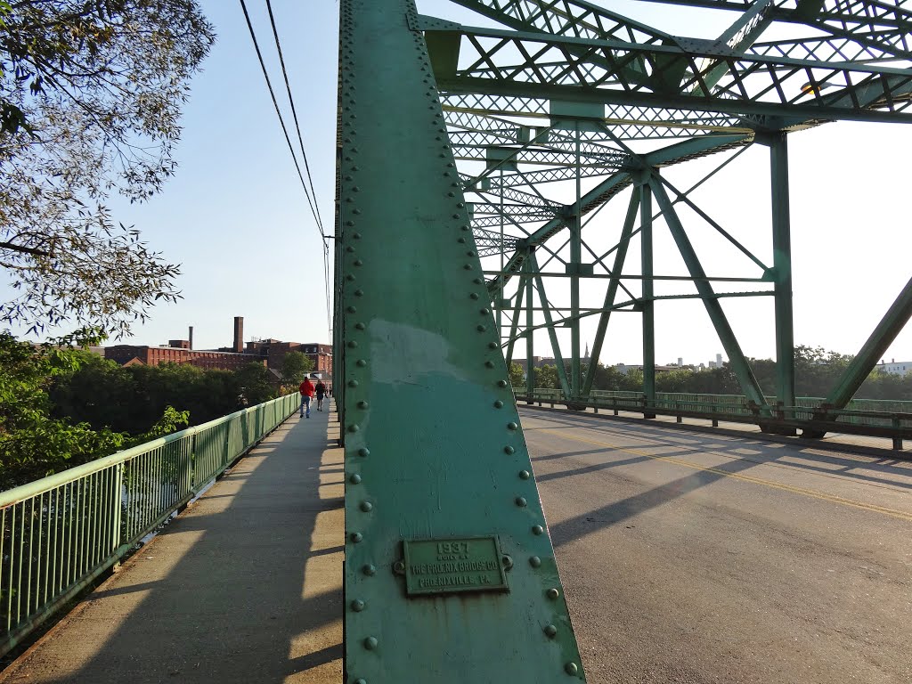 1936 Bernard Lown Peace Bridge, Lewiston Maine by Taoab