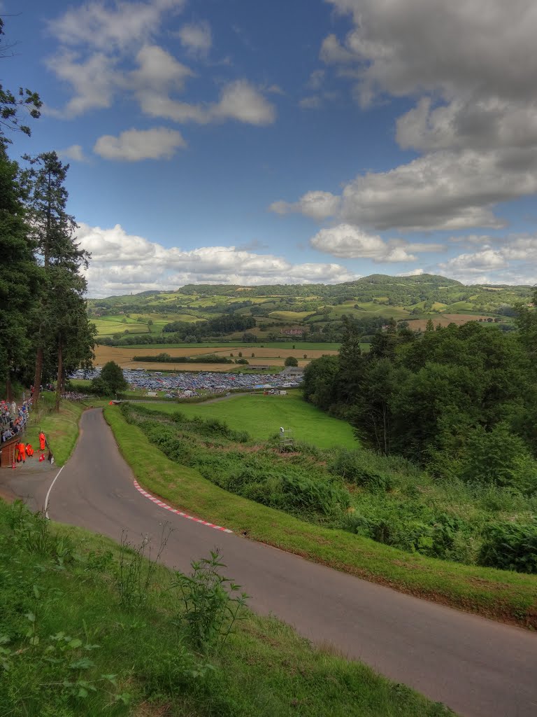 Shelsley Walsh high climb vista by spif