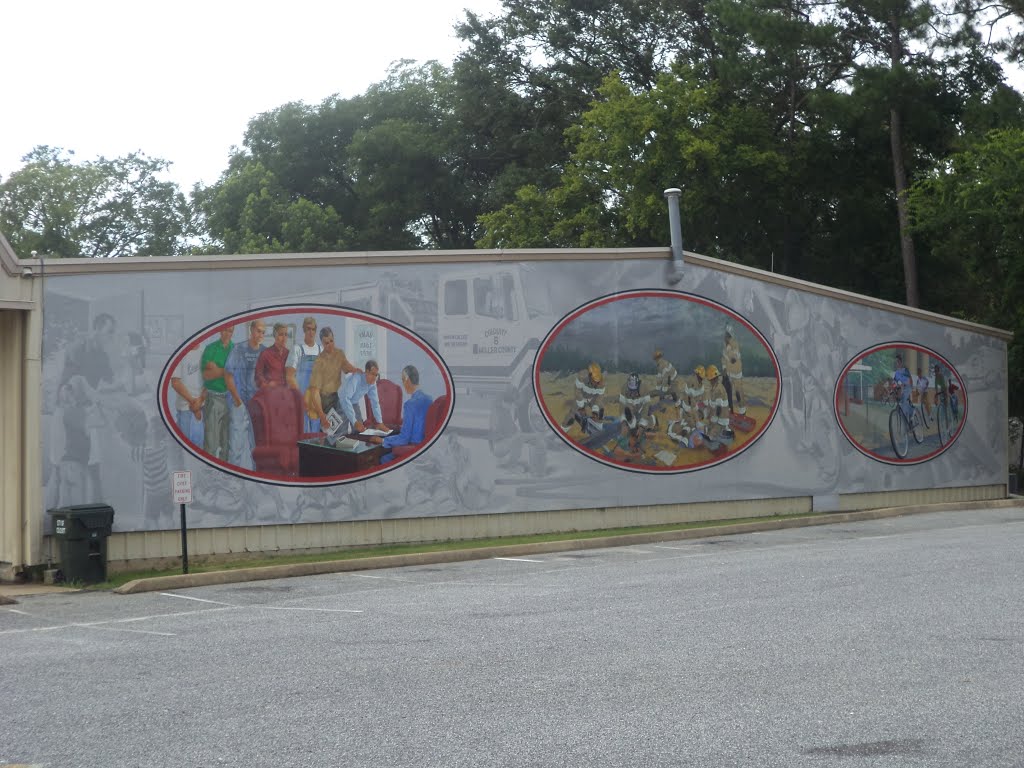 Mural on Colquitt Fire Station by mriveraz