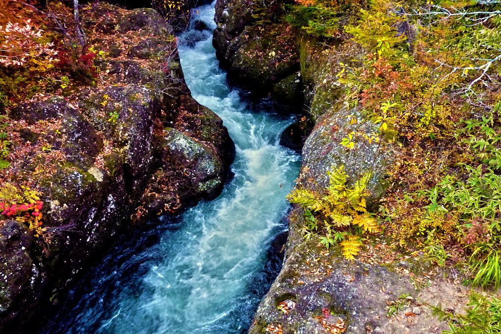 Ryūzu Falls in Nikkō➁ by kazkun