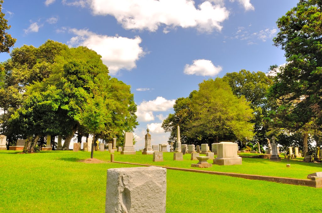 VIRGINIA: ISLE OF WIGHT COUNTY: SMITHFIELD: Ivy Hill Cemetery (1887), 451 North Church Street view up the hill by Douglas W. Reynolds, Jr.