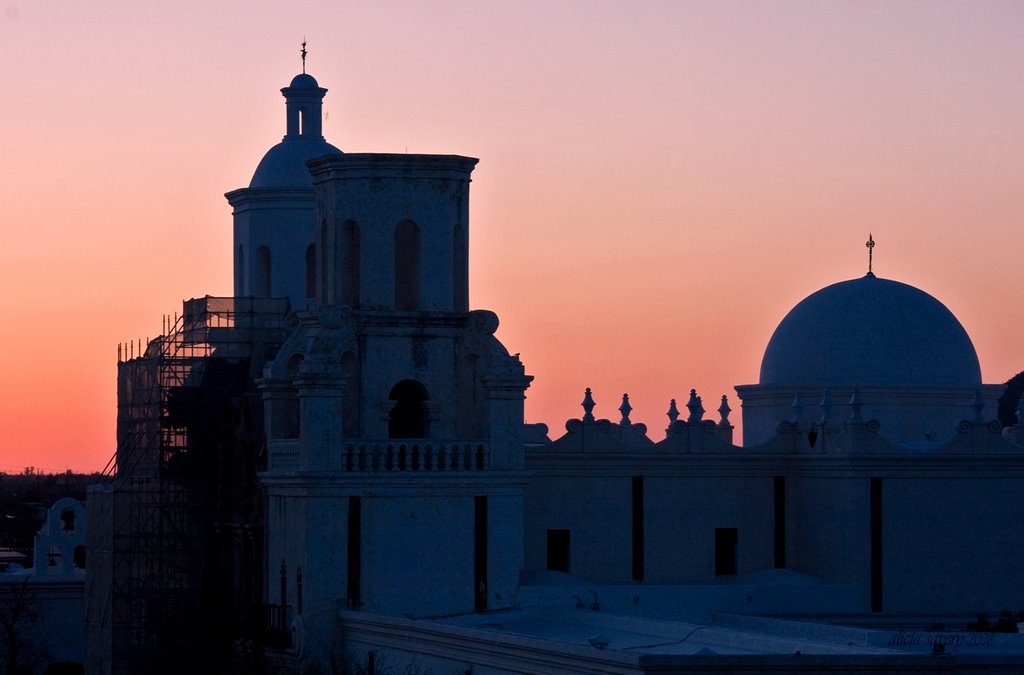 Mission San Xavier Easter Glow by aisavery