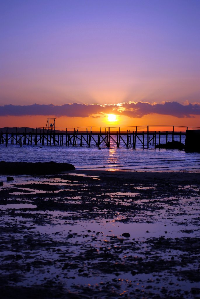 Poole harbour/evening hill by howlin wolfe