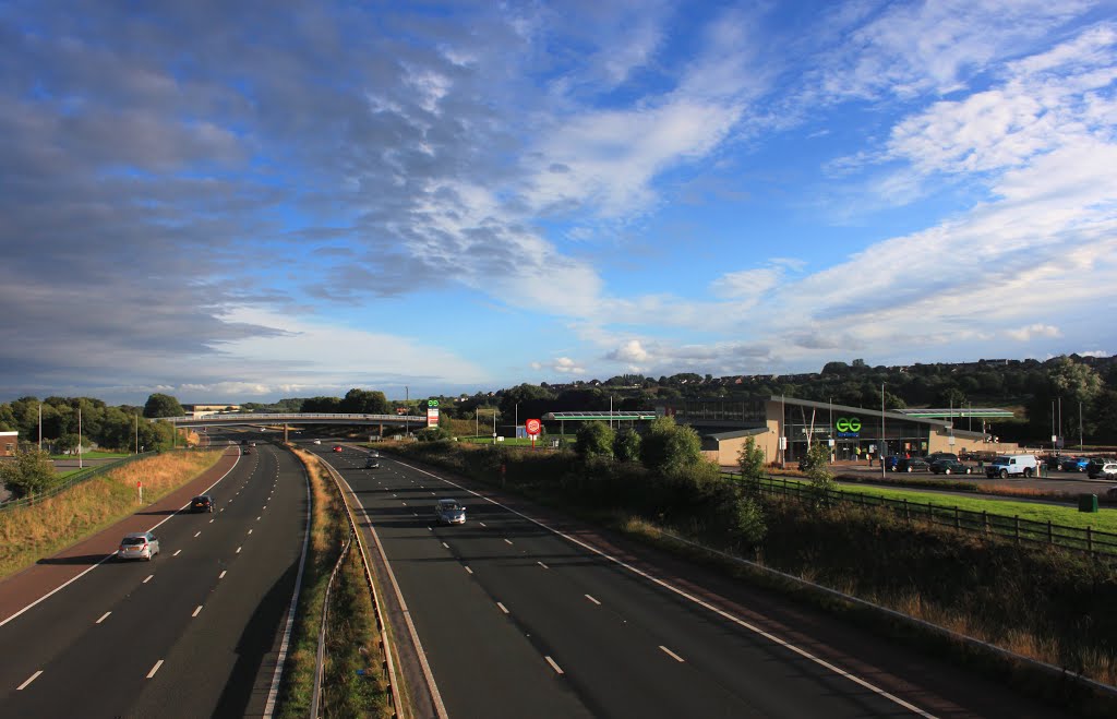 M61 Bolton West services by russbomb