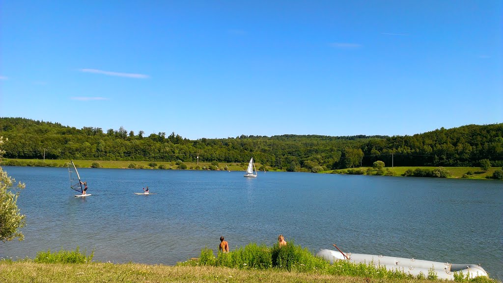 Summer at Nidda Barrier Lake /Schotten, Germany by slrCHEF