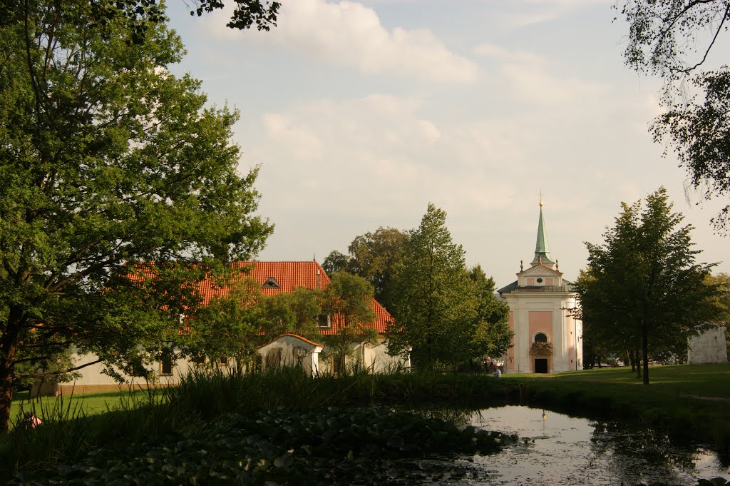 Skalka u Mníšku pod Brdy, kostel sv. Máří Magdalény / The Church Of St. Mary Magdalene, Pic # 1 by Zbynda