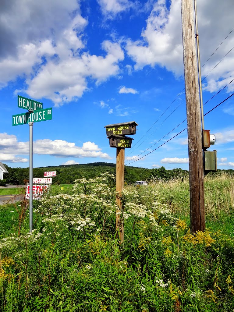 Town House Rd. and Heald Hwy, Union, Maine by MementoMori