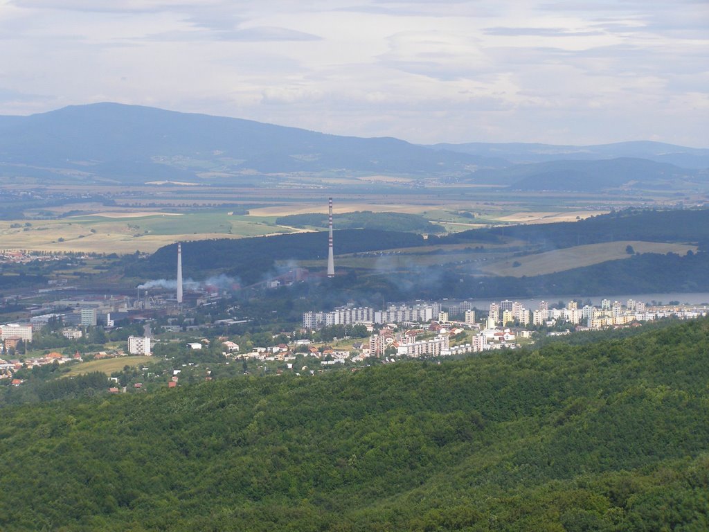 Panoráma Zvolena z Pustého hradu smerom na Poľanu by Ľubo Sivák (SK)