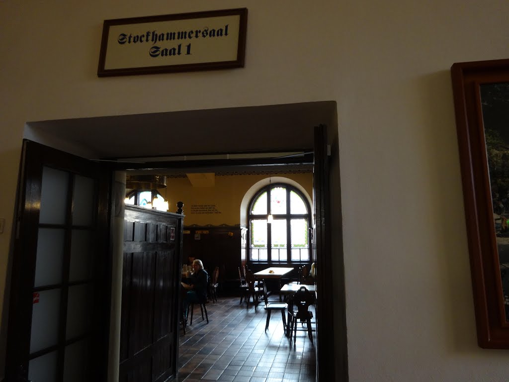 A room of the Augustiner Braunstubel Mulln in Salzburg by Diego Giuseppe