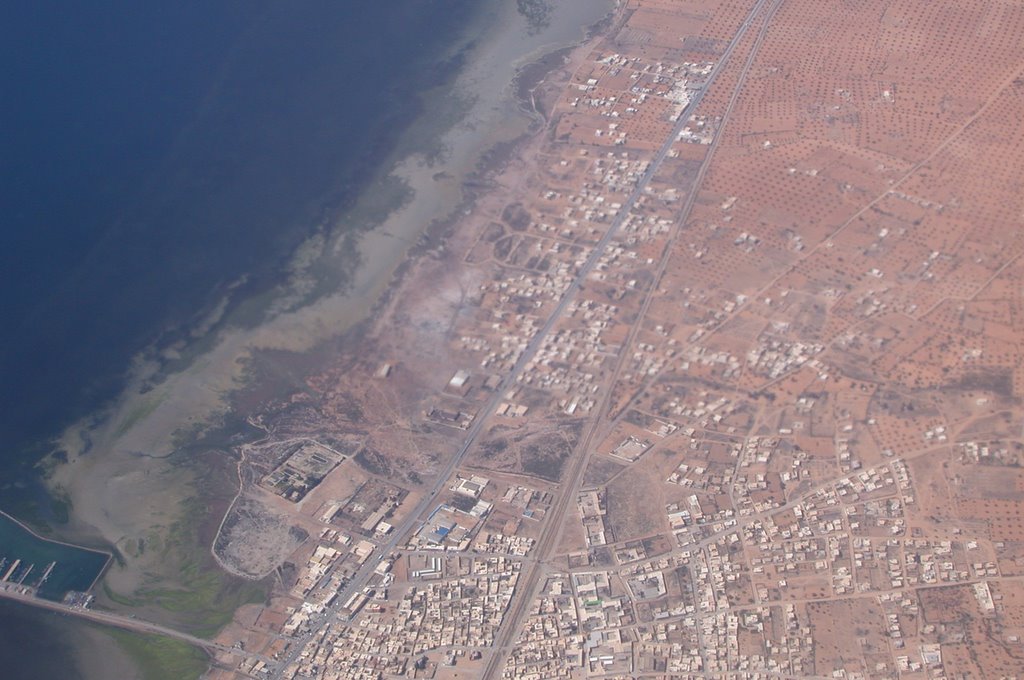 Aerial Photo, Mahares, Tunisia 1 by Jean Herbrink