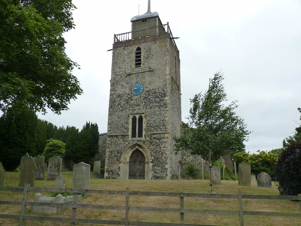 Church of St Mary the Virgin - Woodnesborough by kentpast.co.uk