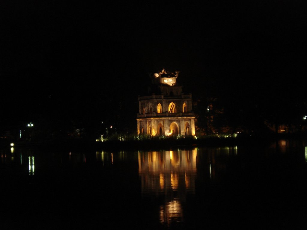 Tortoise Tower, Hoam Kiem Lake, Hanoi by marcelo64