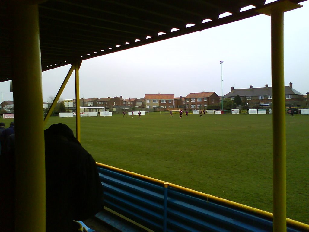 Marske United football ground by Ian Todd