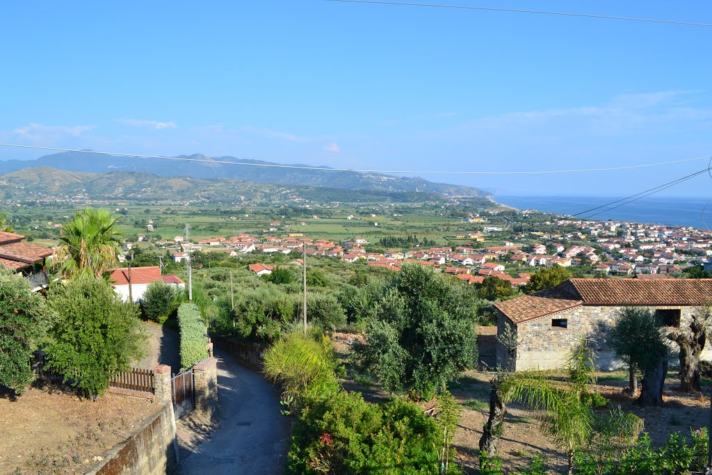 Panorama di Casal Velino Marina dal capoluogo by Geosergio