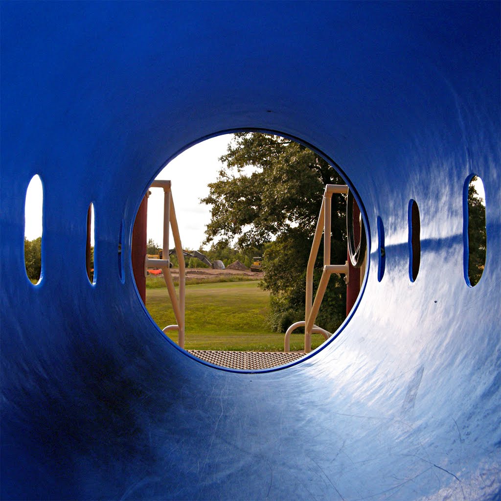 Tunnel Of Blue, Birch Park, Lino Lakes, Minnesota by © Tom Cooper