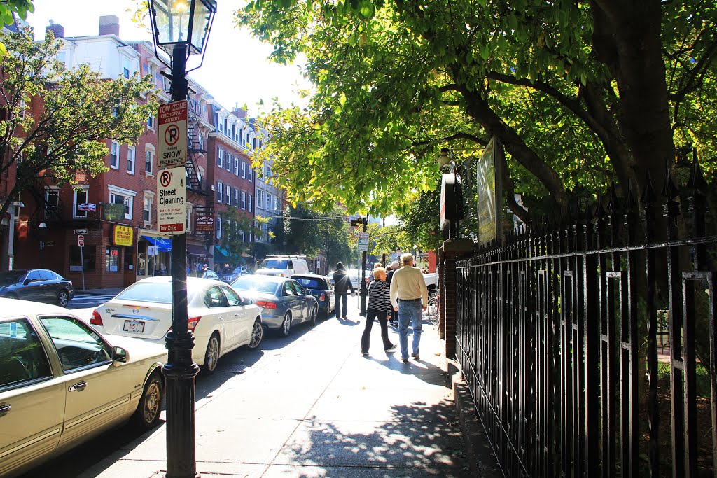 Looking SW Along Hanover St, Boston MA by John MacKinnon