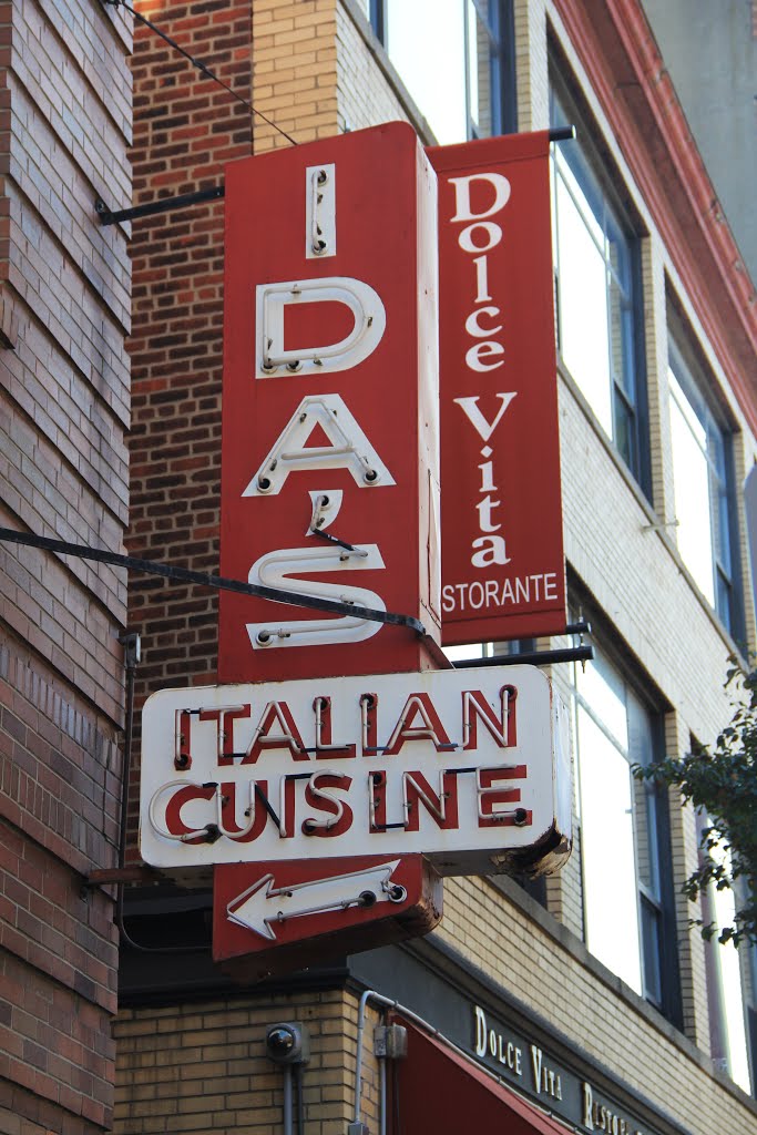 Ida's Italian Cuisine Sign, Boston MA by John MacKinnon