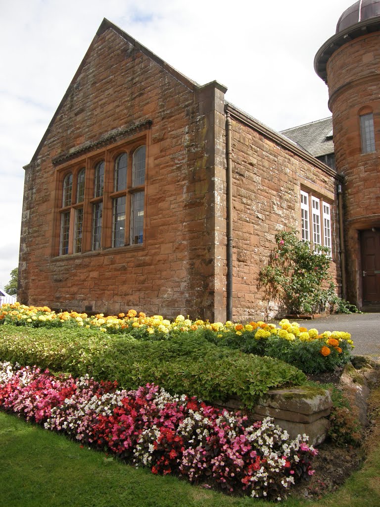 Flowers at the Library by © Douglas MacGregor