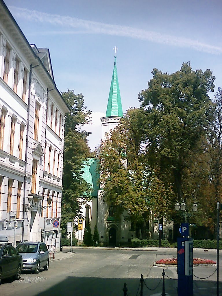 Kostol v Cieszyn / Church in Cieszyn by Denis Ondriškovič