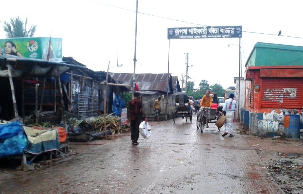 Rupshaghat fish market by Shameem Bakhshi