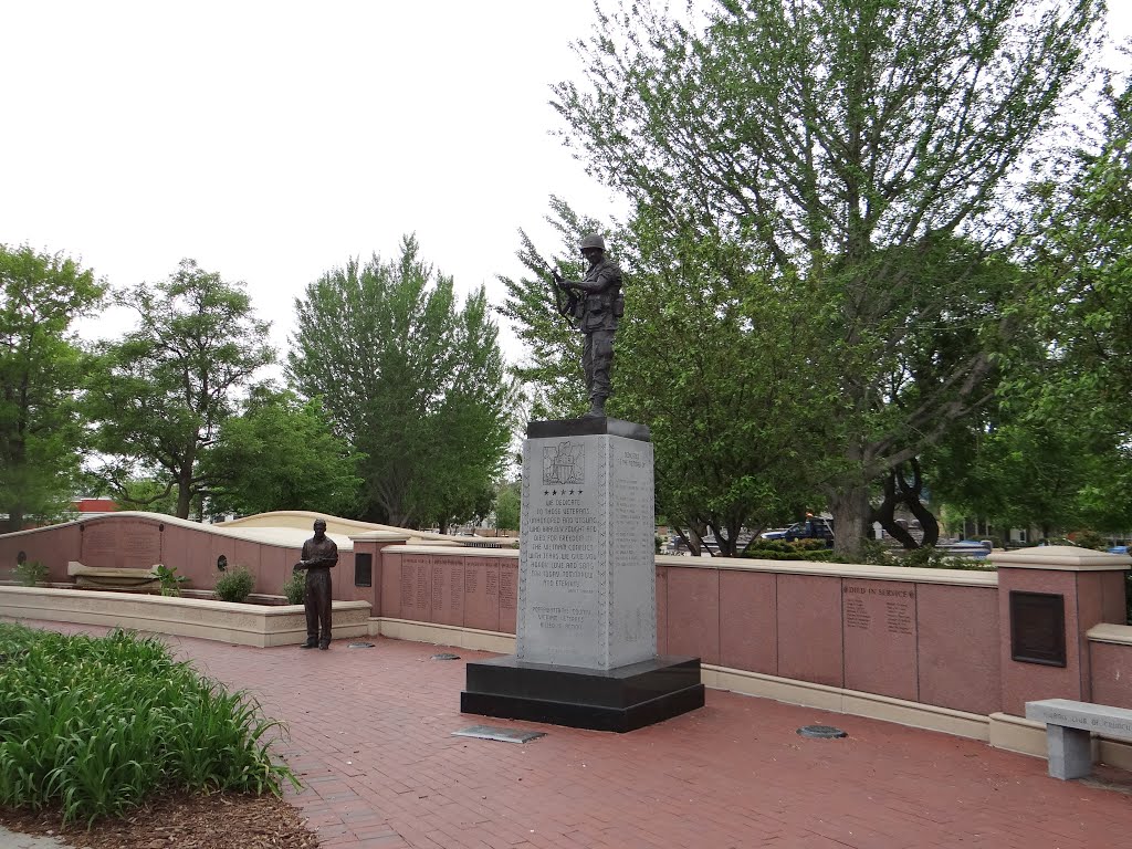 War Memorial in Council Bluffs, IA by Gino Vivi