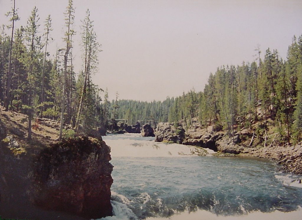 Yellowstone River. Yellowstone National Park. 1992 by J. Rogers