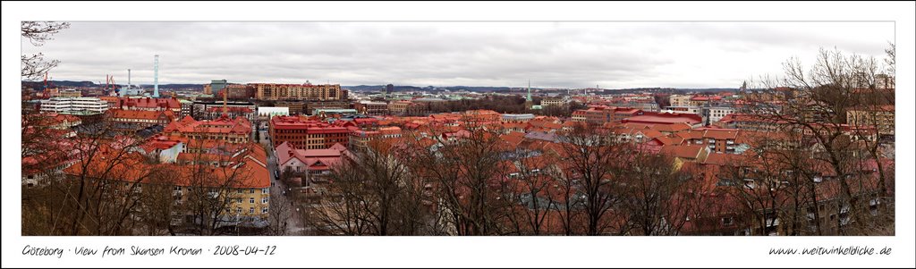 Göteborg · View from Skansen Kronan · Panorama by Weitwinkelblicke