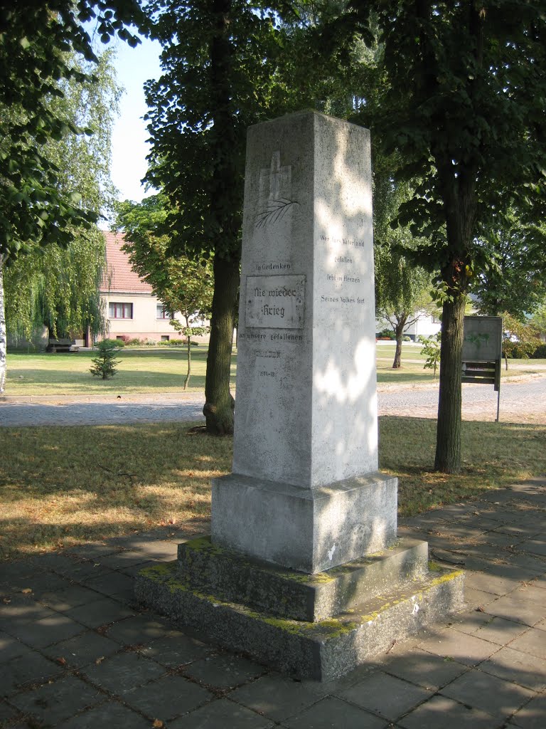 Denkmal Weltkriege - Ruhlsdorf by Loewe48