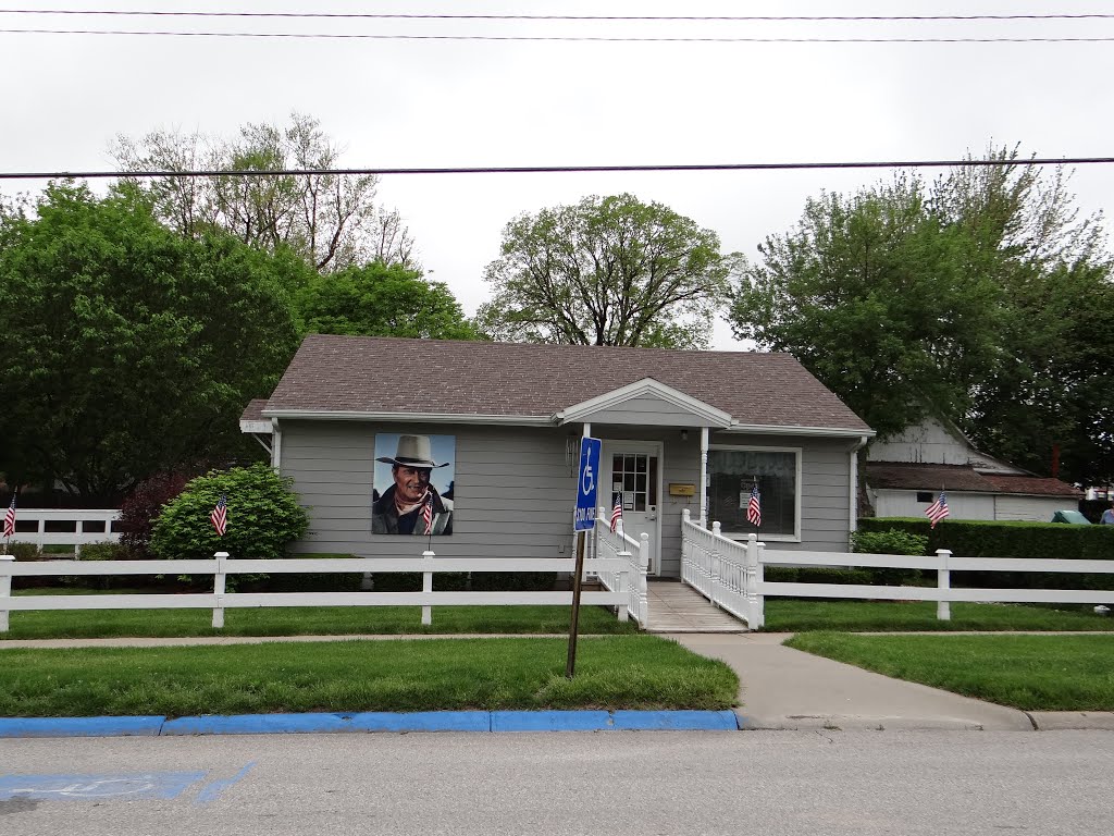 John Wayne Birthplace in Winterset, IA by Gino Vivi