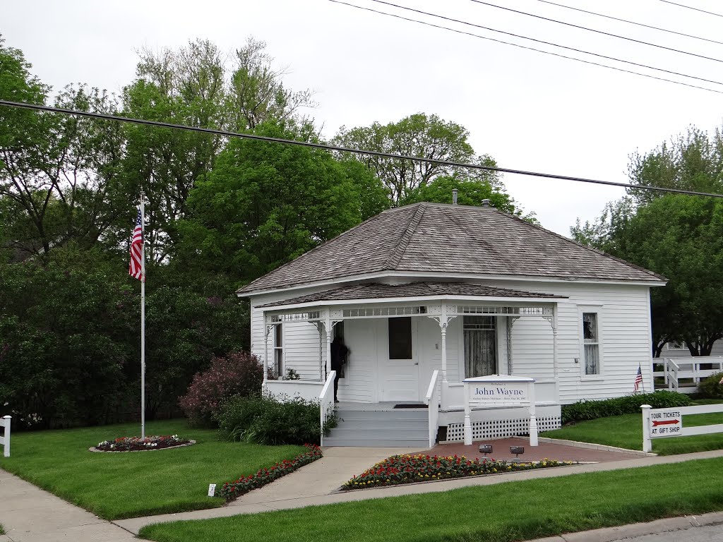 John Wayne Birthplace in Winterset, IA by Gino Vivi