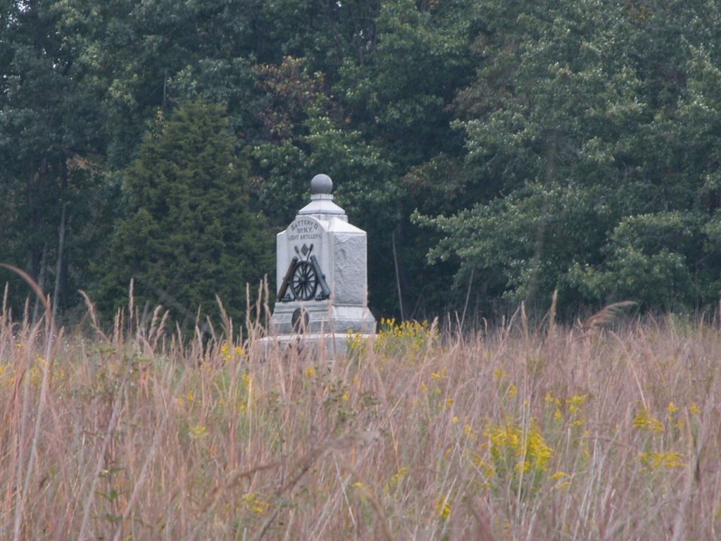 Winslow's Battery D, 1st New York Artillery Monument, In the Wheatfield by Seven Stars