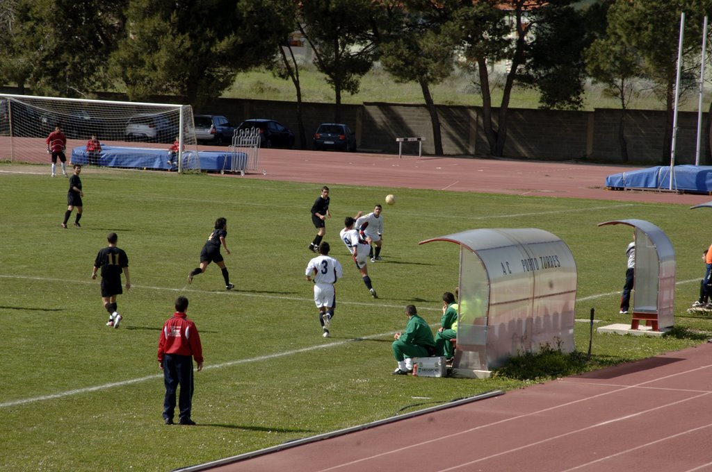 Porto Torres, il Porto Torres calcio gioca con l'Ittiri by Gavino Ruggiu