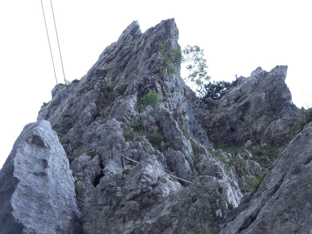 Klettersteig mit Lauf- und Festhalteseil by Thomas Esch