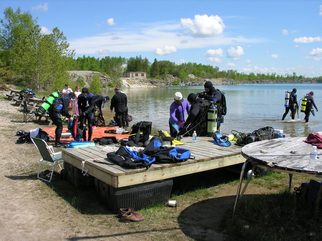 Divers Getting Ready to Plunge! by ScubaCat