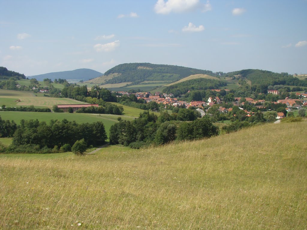 Zicht op Rossdorf by Frans Merkes