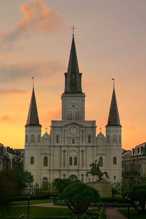 Saint Louis cathedral, New Orleans by Yves Rubin