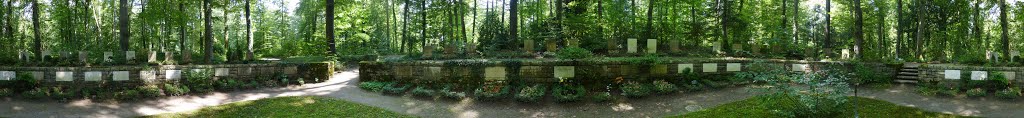 360° Grabanlage im Waldfriedhof by digitalfotoarchiv.ch